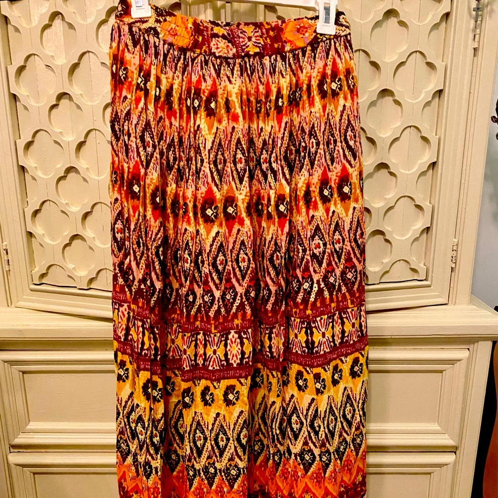 Printed Maxi Skirt